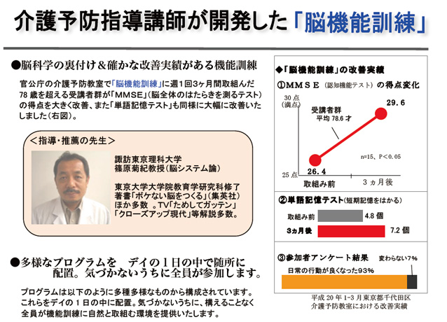 脳機能訓練